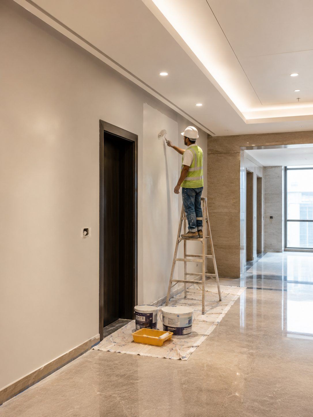 Painting works